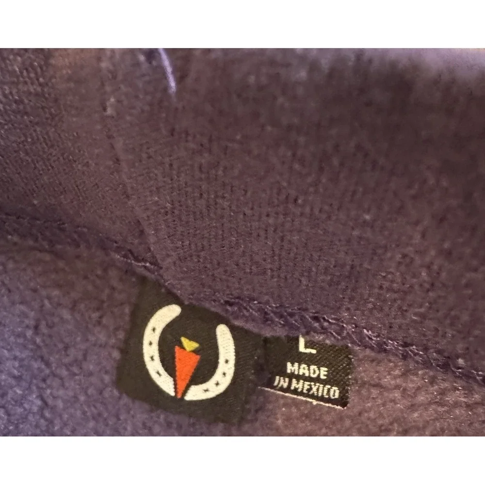 Kerrits Girls Sz Large Purple Fleece Lined Riding Tights Silicone Knee Grip
